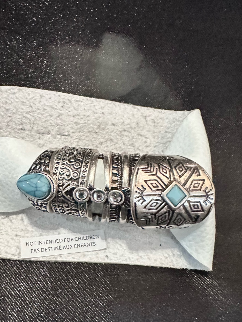 Free people set of 4 stackable rings